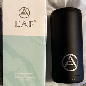 12 oz Skinny Can Cooler Double Wall Vacuum Cooper Lined Insulated (Matte Black)